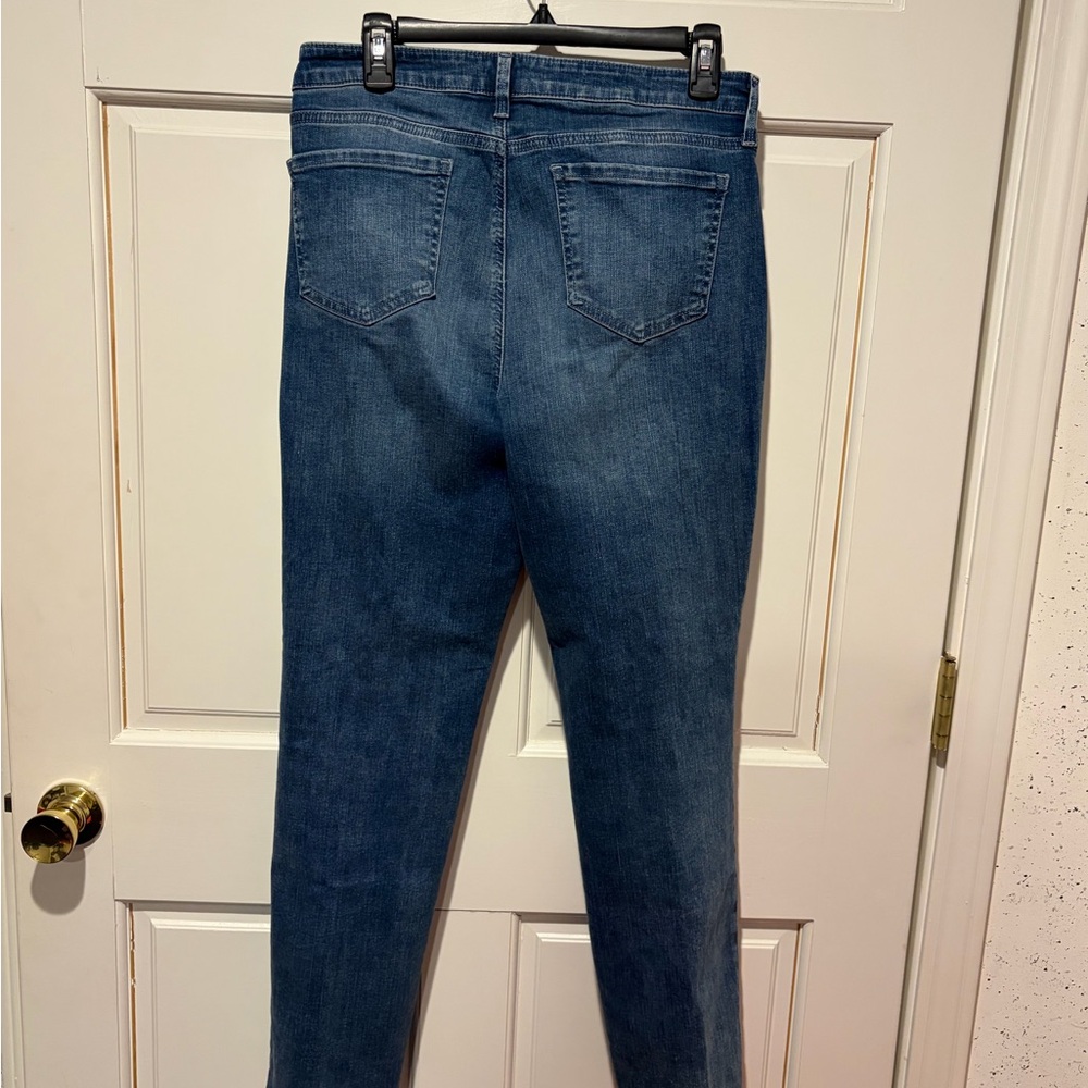 NYDJ Women's Dark Wash Sheri slim Jeans size 10 - Picture 5 of 7